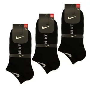 جوراب ساق کوتاه مدل مچی m6734 بسته 3 عددی