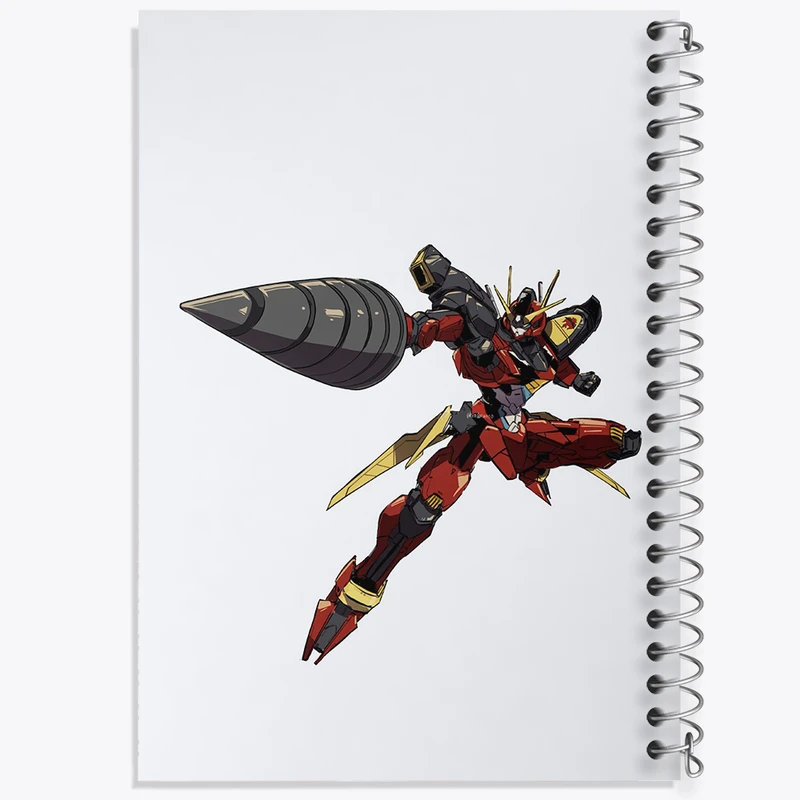 دفتر شطرنجی 50 برگ خندالو مدل انیمه گورن لاگان کد 32310