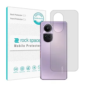 Transparent Rockspace HyGEL model phone back protector suitable for Oppo Reno10 global mobile phone