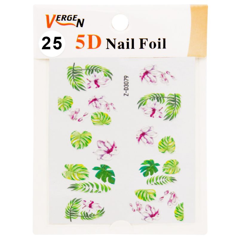 استیکر طراحی ناخن ورژن مدل GS125