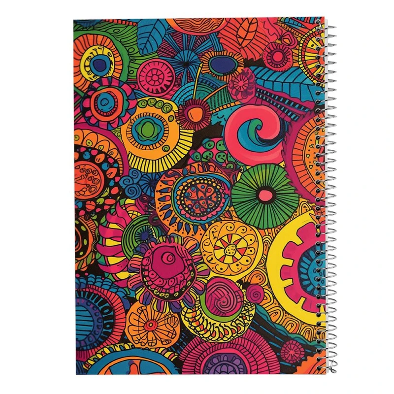 دفتر ژورنال نویسی 50 برگ مدوپد مدل نقطه ای طرح اشکال فانتزی کد DF16202