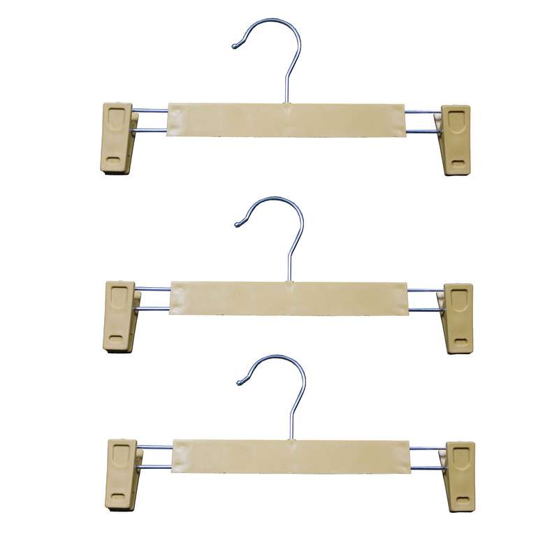 چوب لباسی مدل گیره دار کد 100g بسته 3 عددی چوب لباسی مدل گیره دار کد 100g بسته 3 عددی