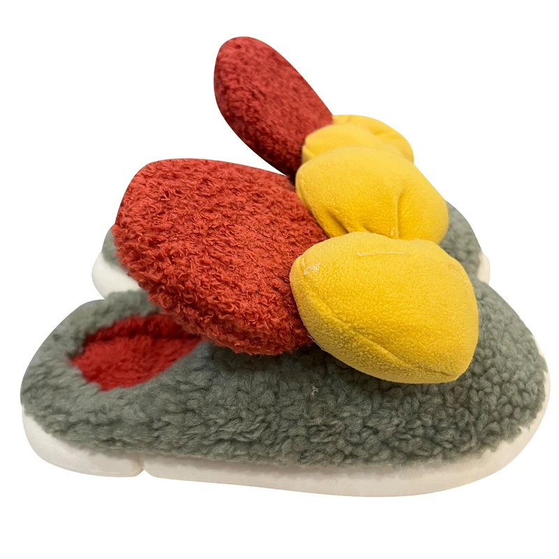 دمپایی حوله ای زنانه مدل خزدار کد 12