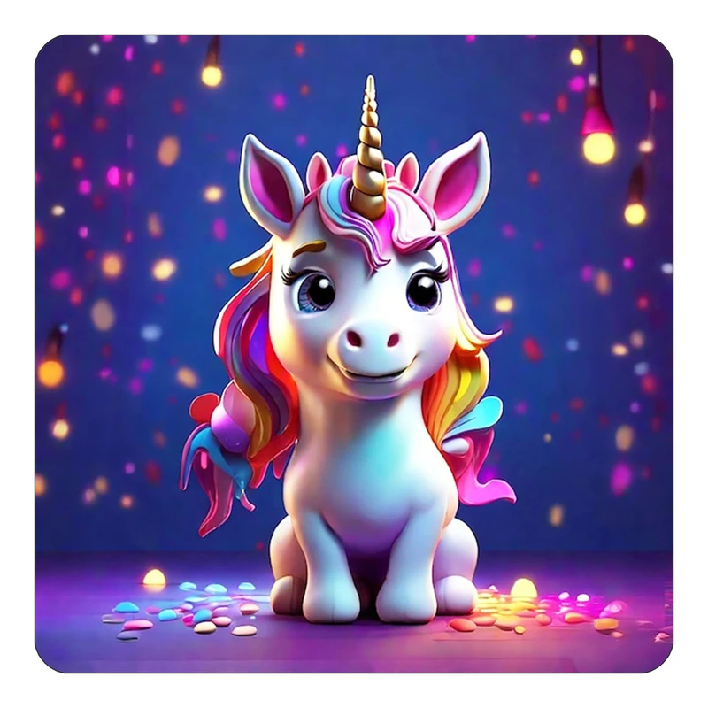 مگنت کاکتی طرح اسب تک شاخ و یونیکورن مدل mp30867