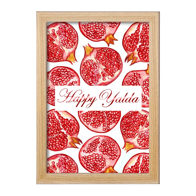 تابلو خندالو مدل شب یلدا  کد 3178