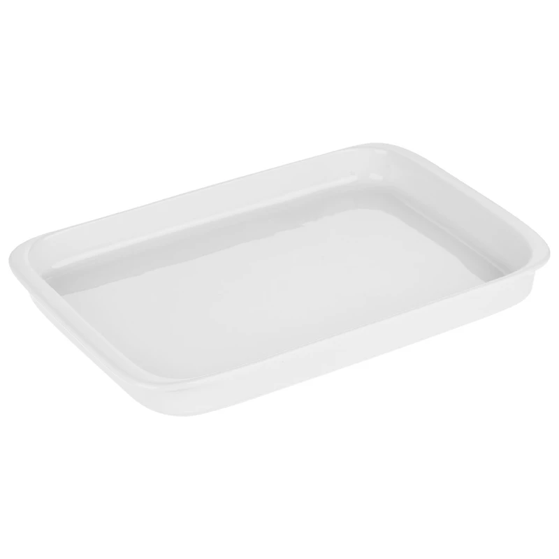 ظرف سرو چینی زرین ایران سری هما کلاس مدل White درجه یک