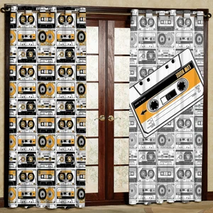 پرده مدل نوار کاست مخمل پانچی کد 1056L سایز 140x280 سانتی متر