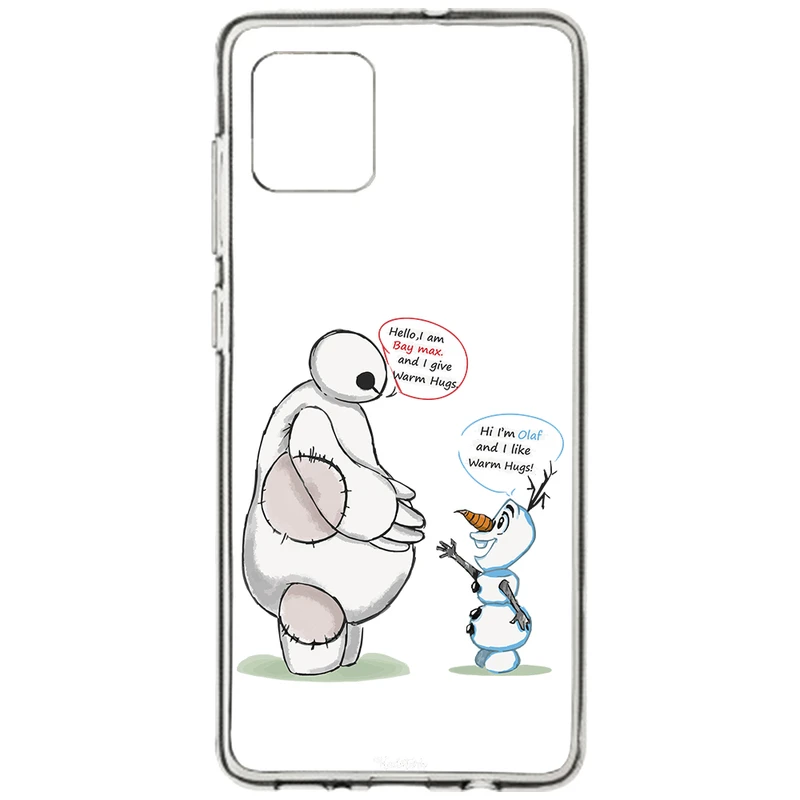 کاور طرح Olaf & Baymax مناسب برای گوشی موبایل سامسونگ Galaxy Note 10 Lite