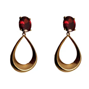 گوشواره طلا 18 عیار گالری آمانژ مدل D240