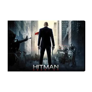 تابلو شاسی عرش مدل  AS258  طرح  hitman سایز 20x30 سانتی متر