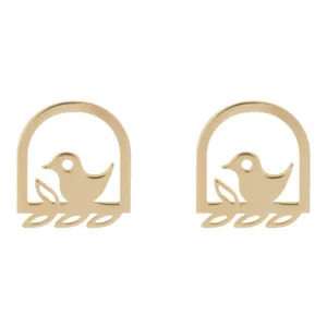 گوشواره طلای 18 عیار ماهک مدل ME0787