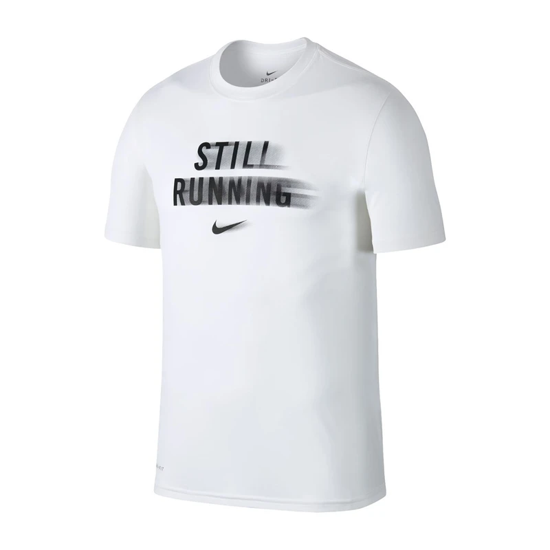 تی‌شرت ورزشی مردانه نایکی مدل white Dri-FIT Slogan
