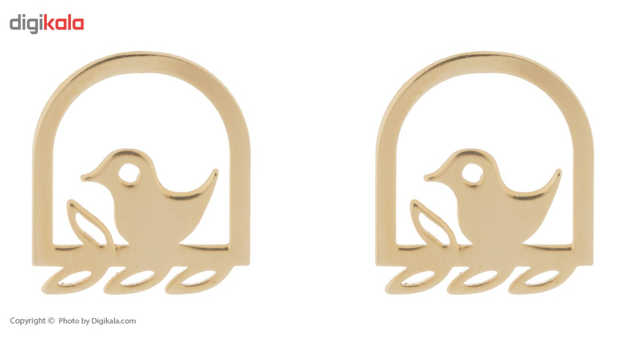 گوشواره طلای 18 عیار زنانه ماهک مدل ME0787
