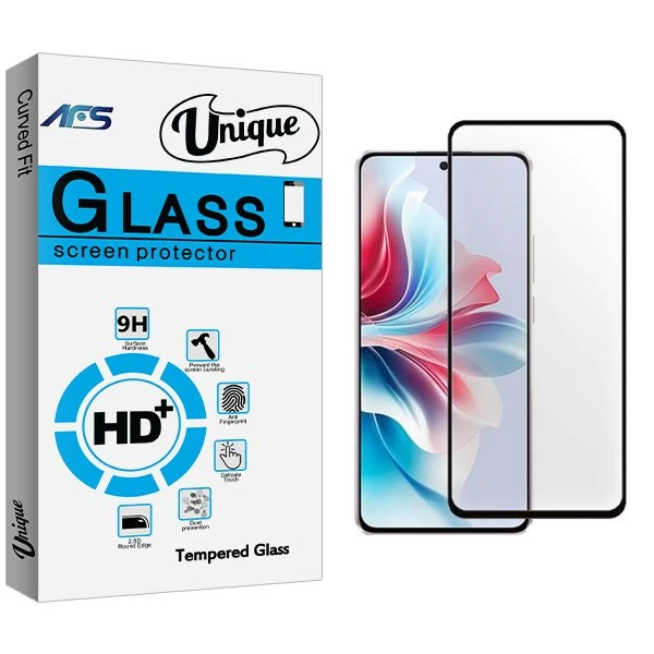 محافظ صفحه نمایش شیشه ای ای اف اس مدل Unique مناسب برای گوشی موبایل اوپو Reno 11F