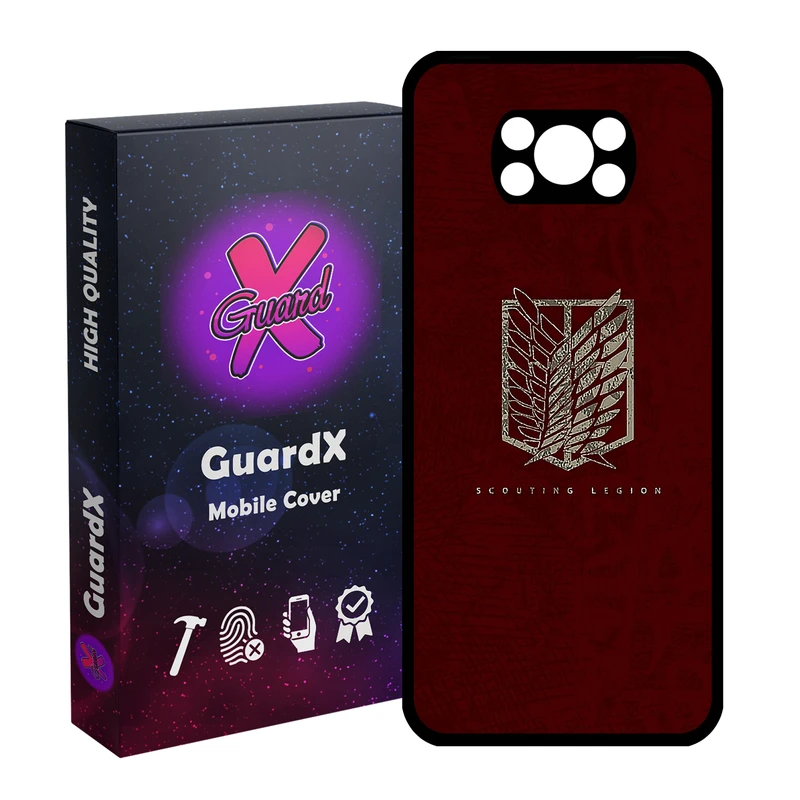 کاور گارد ایکس طرح نماد مدل 11090 مناسب برای گوشی موبایل شیائومی Poco X3 NFC/Poco X3/Poco X3 Pro