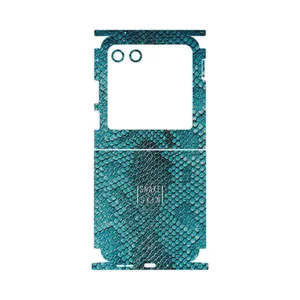 MAHOOT Blue Snake Skin-FullSkin Cover Sticker for Motorola Razr 40 Ultra