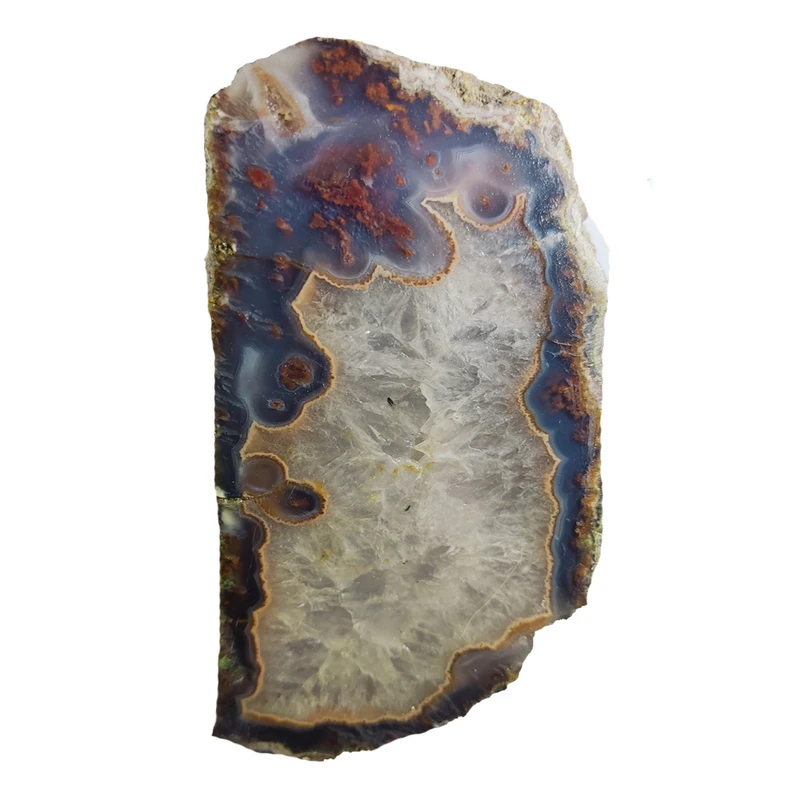 سنگ راف عقیق مدل گل اناری کد NEW 230