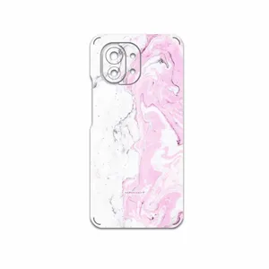 MAHOOT Blanco-Pink-Marble Cover Sticker for Xiaomi Mi 11 5G