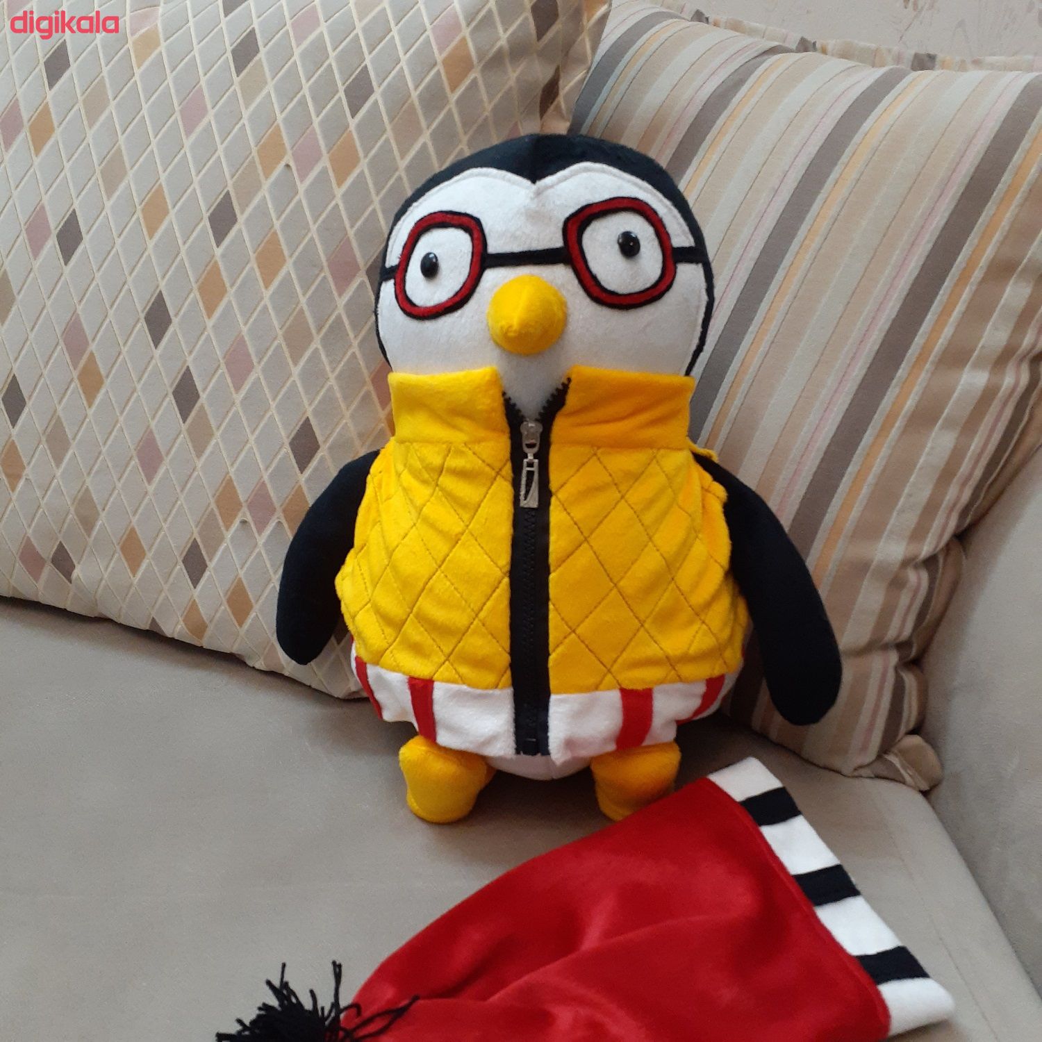 خرید اینترنتی عروسک پنگوئن طرح هاگزی