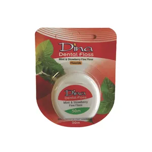 نخ دندان دینا مدل mint & strawberry