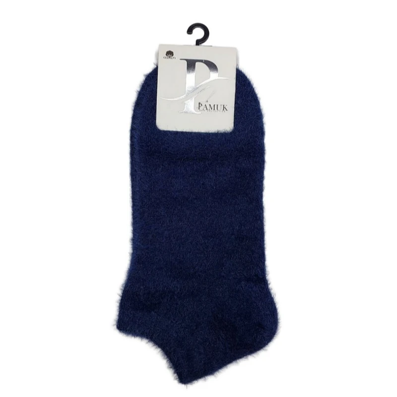 جوراب ساق کوتاه زنانه پاموک مدل موهر ساده کد MZM1