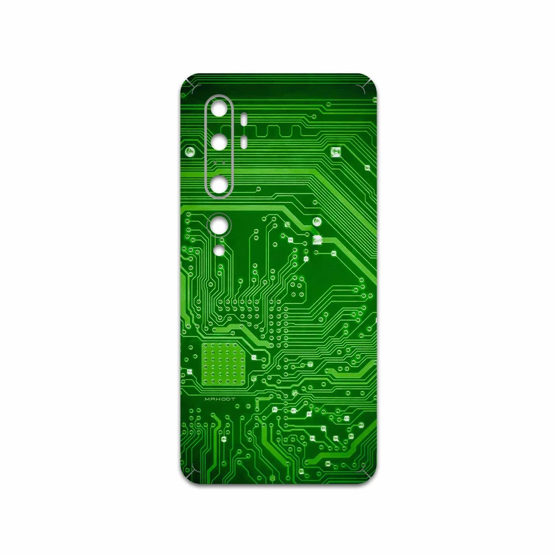 برچسب پوششی ماهوت مدل Green Printed Circuit Board مناسب برای گوشی موبایل شیائومی Mi Note 10 Pro