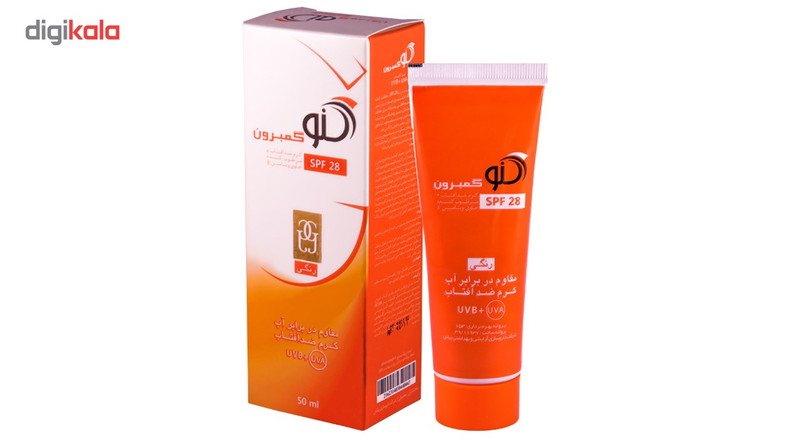 کرم ضد آفتاب و مرطوب کننده گنو گمبرون مدل SPF 28 بسته 2 عددی