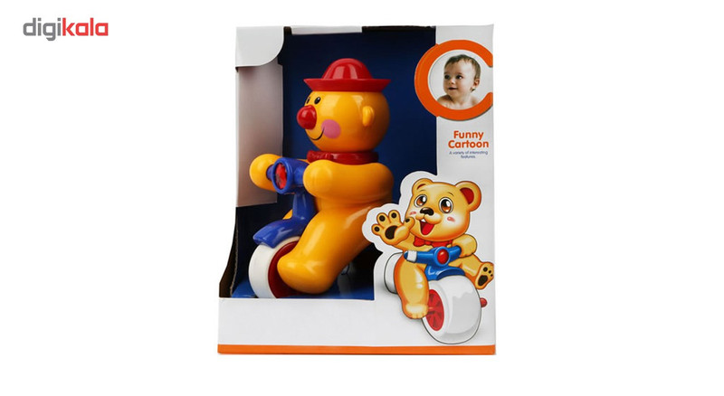 اسباب بازی کیوت تویز مدل دلقک موتور سوار