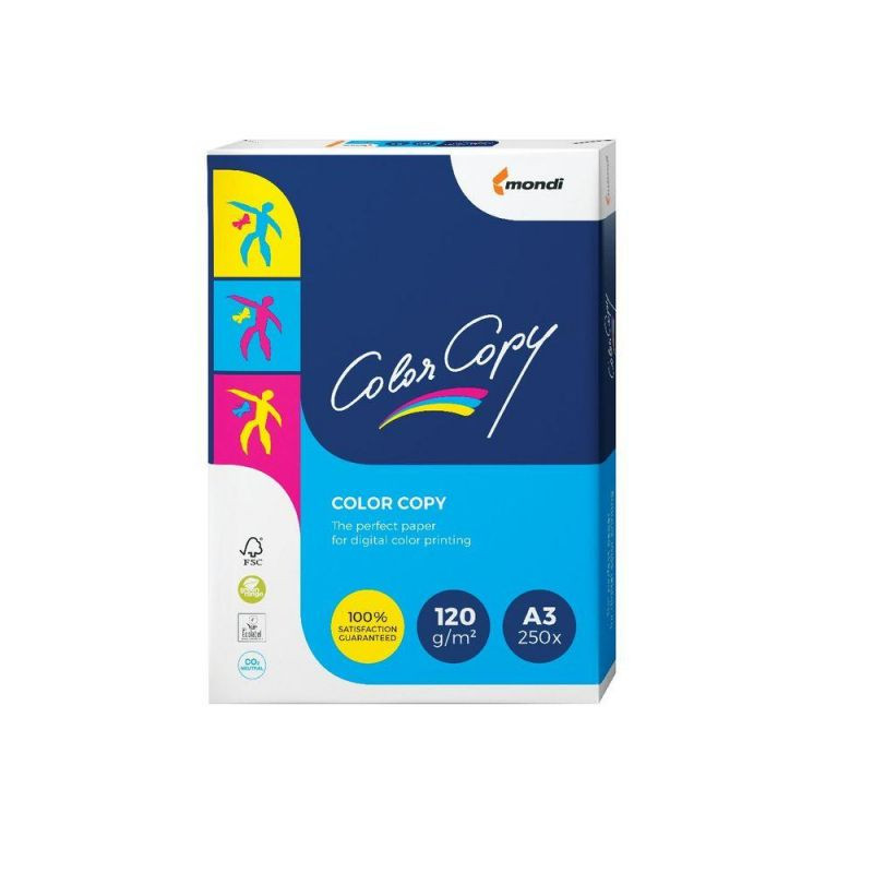 کاغذ A4 کالرکپی مدل 120 بسته 250 عددی
