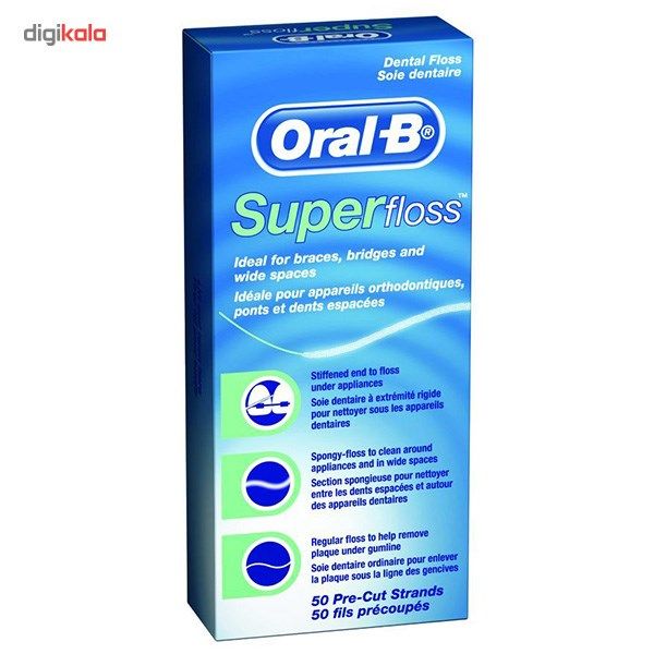 نخ دندان اورال-بی  مدل Super