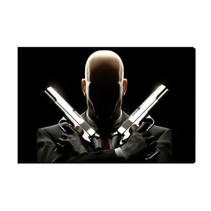 تابلو شاسی عرش مدل  AS264  طرح hitman سایز 20x30 سانتی متر