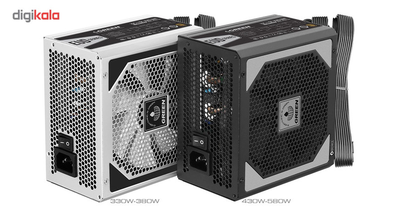 منبع تغذیه کامپیوتر گرین مدل GP380A-EUD 3