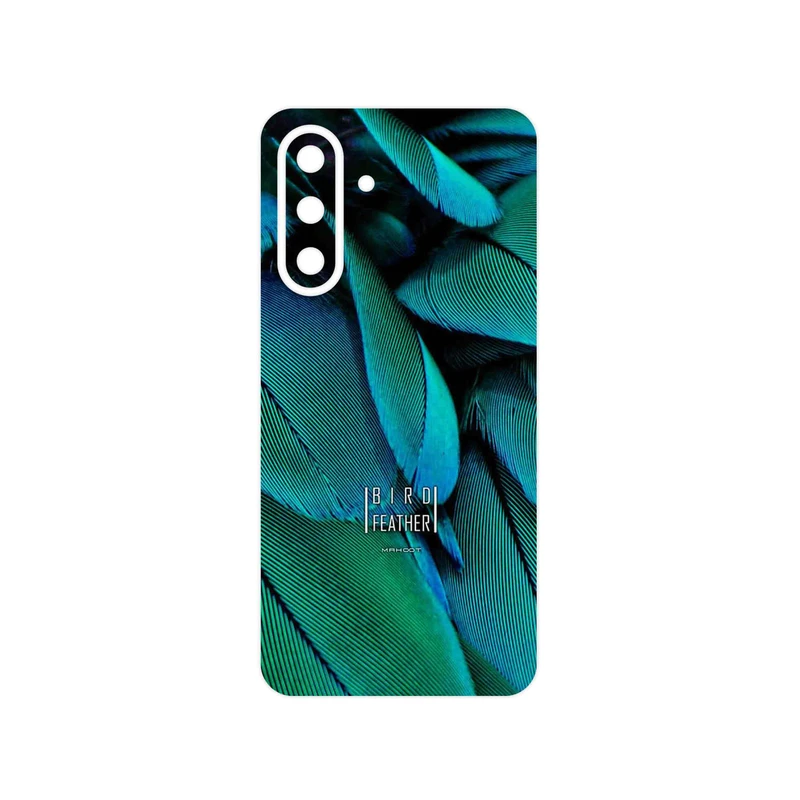 برچسب پوششی ماهوت مدل Green Feather مناسب برای گوشی موبایل سامسونگ Galaxy A36