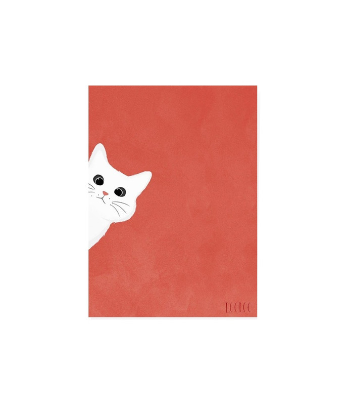 کارت پستال لولو مدل گربه کد 705