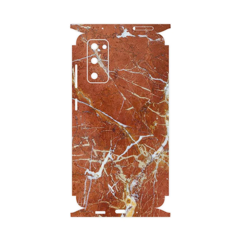 برچسب پوششی ماهوت مدل Red Marble-FullSkin مناسب برای گوشی موبایل سامسونگ Galaxy S20 FE