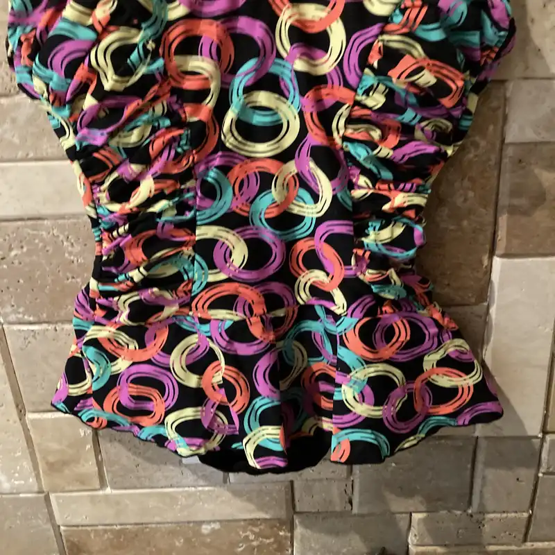 مایو زنانه مدل دامن دار آستر دار