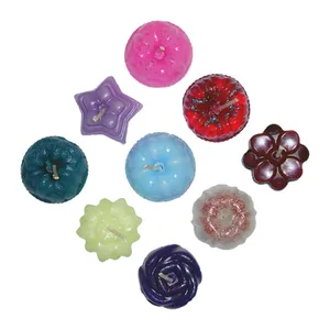 شمع دست ساز مدل Golsh-01 بسته 9 عددی