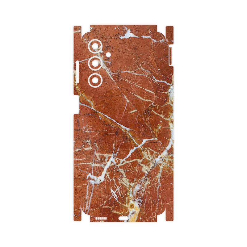 برچسب پوششی ماهوت مدل Red Marble-FullSkin مناسب برای گوشی موبایل سامسونگ Galaxy F54