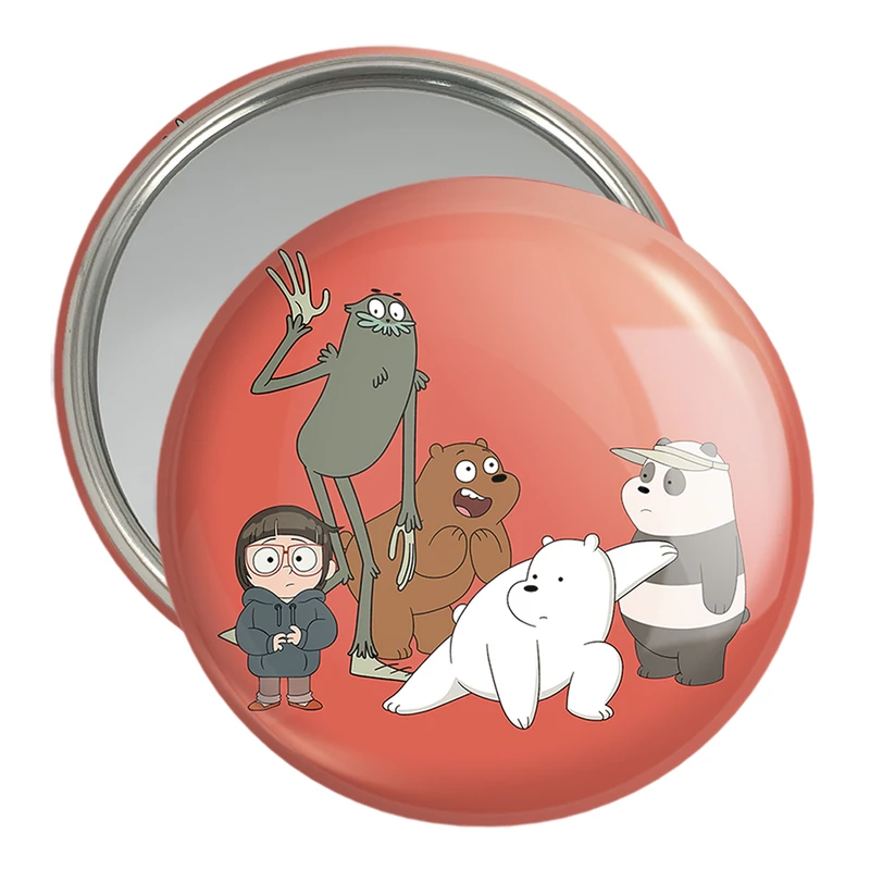 آینه جیبی خندالو مدل انیمیشن سه خرس کله پوک کد 27634