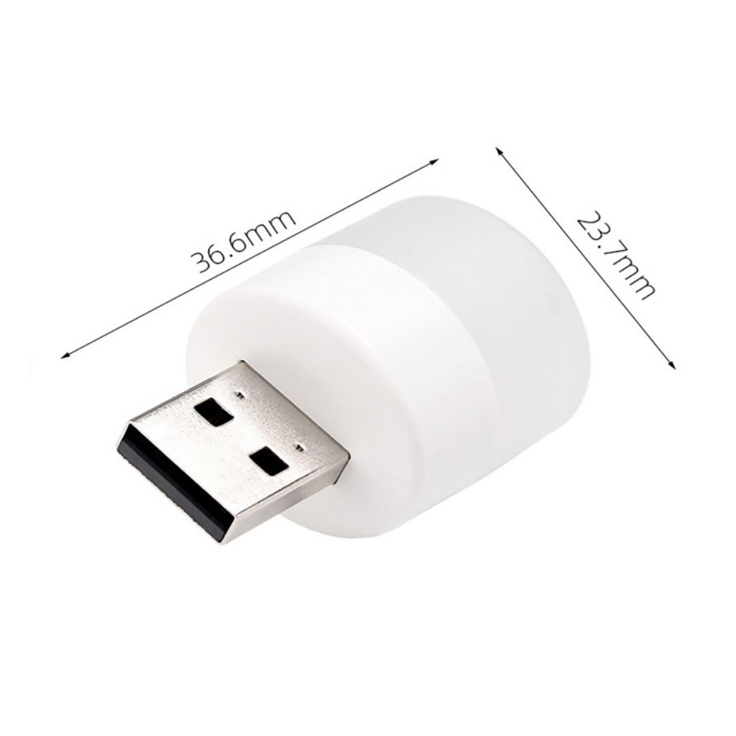 چراغ قوه مدل USB LED LIGHT بسته دوعددی