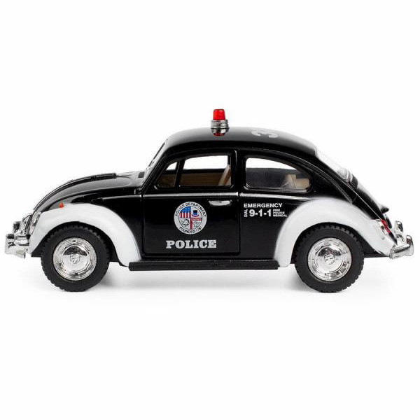 ماشین بازی کینزمارت مدل 1967 Volkswagen Classical Beetle (Police) کد KT5057P