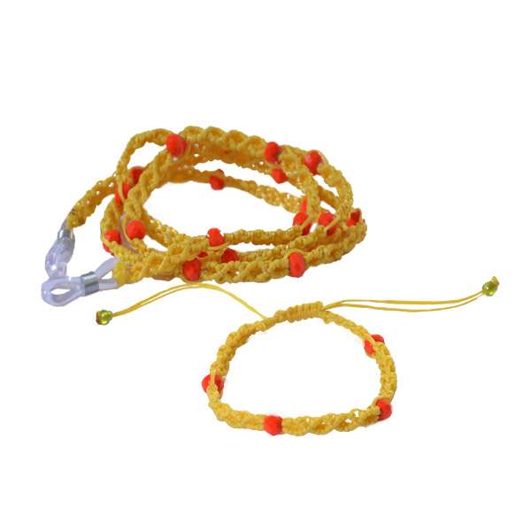 بند عینک مدل لئون به همراه دستبند