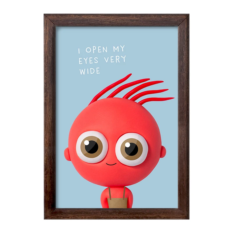 تابلو خندالو طرح فانتزی کد F27