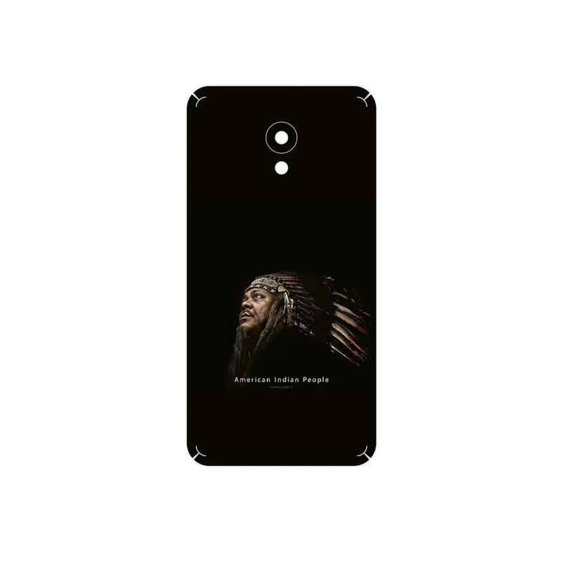 برچسب پوششی ماهوت مدل Portrait of an Indian Man مناسب برای گوشی موبایل میزو M5