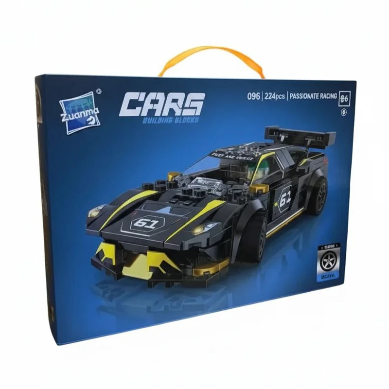 ساختنی ۲۲۴ تکه زووانما مدل ماشین مسابقه