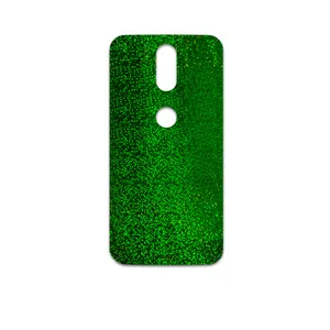 MAHOOT Green-Holographic Cover Sticker for Motorola Moto G4