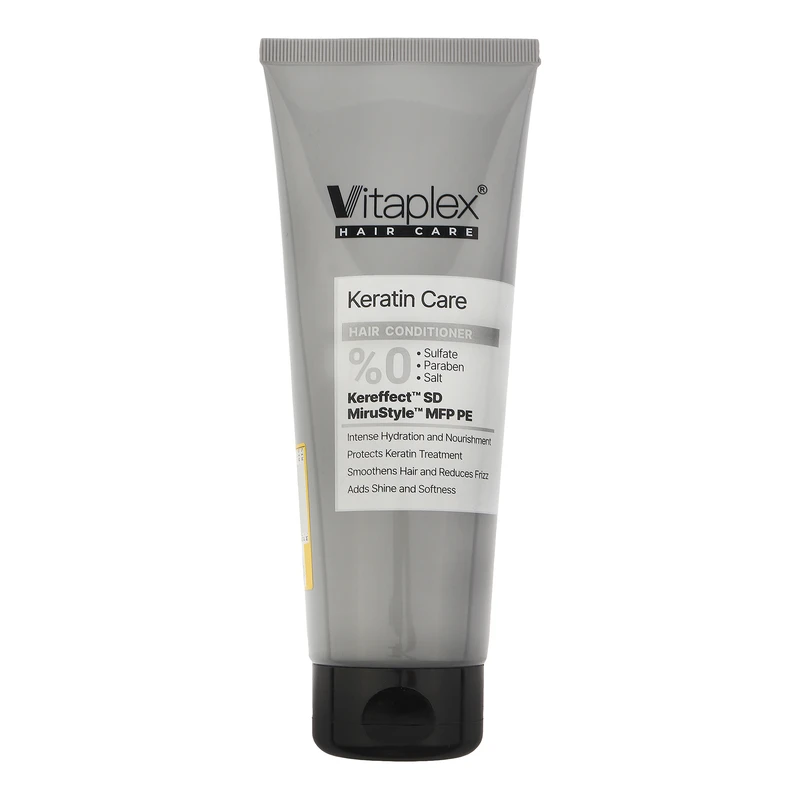 نرم‌کننده مو ویتاپلکس مدل Keratin Care حجم 250 میلی‌لیتر