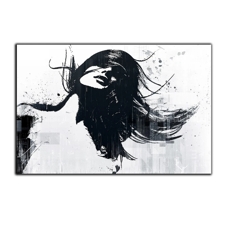 تابلو شاسی بکلیت طرح سیاه قلم شیدایی مدل SH-S3894