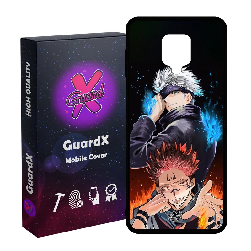 کاور گارد ایکس طرح جوجوتسو کایسن انیمه مدل Glass10572 مناسب برای گوشی موبایل شیائومی Redmi Note9 Pro/Note 9 Pro Max/Redmi Note 9S/MI Poco M2 Pro