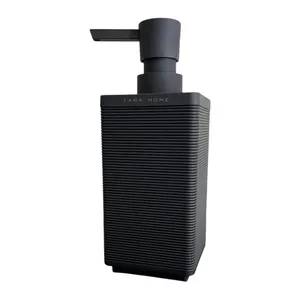 مخزن مایع دستشویی رومیزی زاراهوم مدل مربع شیاردار کد 501/60